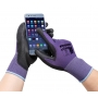 Védőkesztyű Touchscreen PU tenyérmártott, érintőképernyős készülékekhez fejlesztve. Méret: 9