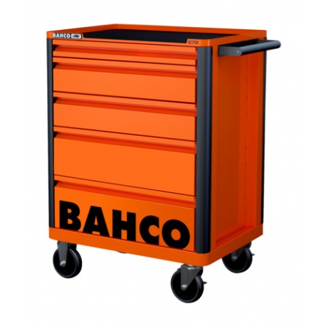 BAHCO 5 fiókos üres szerszámkocsi (RAL-2009) narancssárga