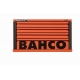 BAHCO 4 fiókos üres felsőszekrény (RAL-2009) narancssárga