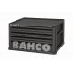 BAHCO 4 fiókos üres felsőszekrény (RAL-9005) fekete