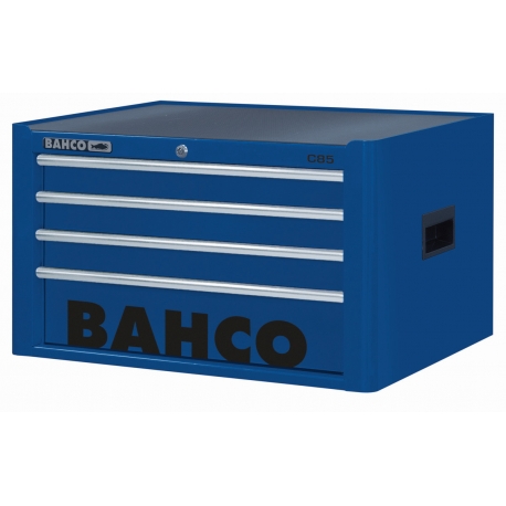BAHCO C85 4 fiókos üres felsőszekrény (RAL-5002) kék