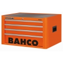 BAHCO C85 4 fiókos üres felsőszekrény (RAL-2009) narancssárga
