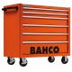 BAHCO C75 XXL 6 fiókos üres szerszámkocsi (RAL-2009) narancssárga