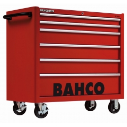 BAHCO C75 XXL 6 fiókos üres szerszámkocsi (RAL-3001) piros