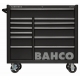 BAHCO C75 12 fiókos üres szerszámkocsi (RAL-9005) fekete
