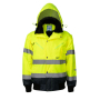 TOP HAWK Fluo Hi-Vis 3 in 1 dzseki, sárga M