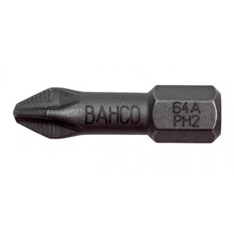 BAHCO ACR bit PH2 csavarokhoz, 25mm, 10 darabos