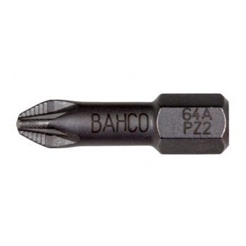 BAHCO ACR bit PZ2 csavarokhoz, 25mm, 10 darabos