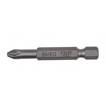 BAHCO 1/4" Extra kemény torziós bit, 50mm, PZ1, bliszteres csomagolás, 2 bit/csomag