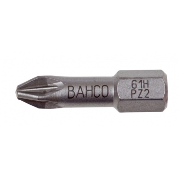BAHCO 1/4" Extra kemény torziós bit 25mm, PZ1, bliszteres csomagolás, 2 bit/csomag
