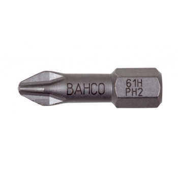 BAHCO 1/4" Extra kemény torziós bit 25mm, PH2, bliszteres csomagolás, 2 bit/csomag