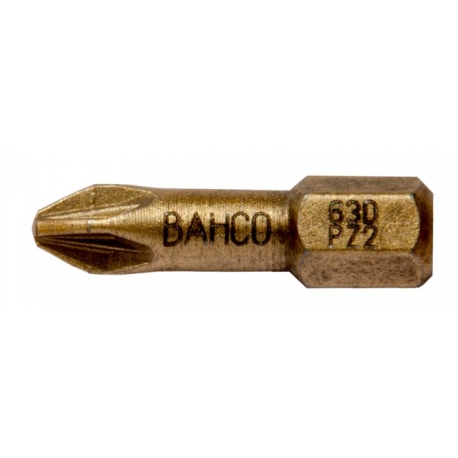 BAHCO Gyémánt bit PZ2 csavarokhoz, 25mm, 5bit/csomag