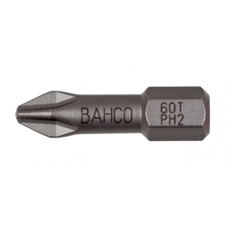 BAHCO Torziós bit, PH1 csavarokhoz, 25mm, bliszteres csomagolásban 2bit/doboz