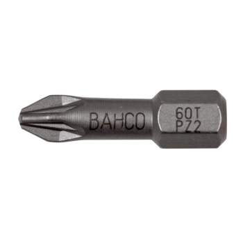 BAHCO Torziós bit, PZ1 csavarokhoz, 25mm, bliszteres csomagolásban 2bit/doboz
