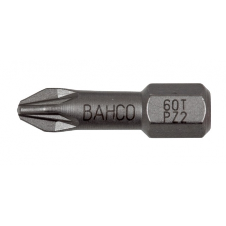 BAHCO Torziós bit, PZ1 csavarokhoz, 25mm, bliszteres csomagolásban 2bit/doboz
