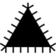 IRIMO 8” Háromszög műhelyreszelő, 200 mm, durva,