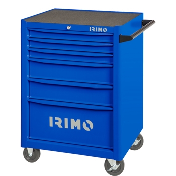 IRIMO 6 fiókos üres szerszámkocsi (RAL-5002) kék