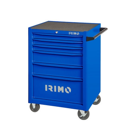 IRIMO 6 fiókos üres szerszámkocsi (RAL-5002) kék