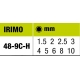 IRIMO GÖMBVÉGŰ IMBUSZkulcs készlet, 1.5-10 mm, 9 RÉSZES, KRÓMOZOTT