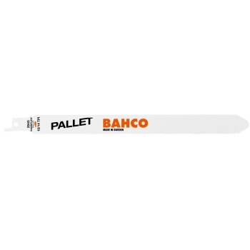 BAHCO Raklapbontó Orrfűrészlap Sandflex® Bi-metal, 228 mm (10 db), fehér színű