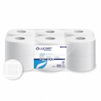 WC papír Jumbo 2rétegű 100% 19cm, 12 tekercs/csomag Lucart Strong 19 J