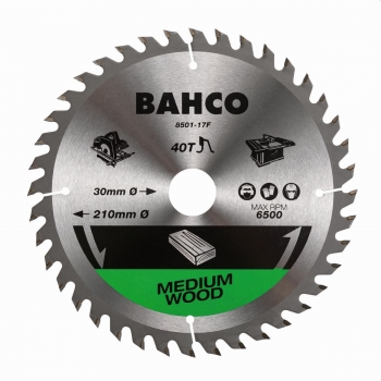 BAHCO (anno SANDVIK) Körfűrész tárcsa vidiás, 230 mm, finom vágáshoz fára, XF extra sűrű fogazattal