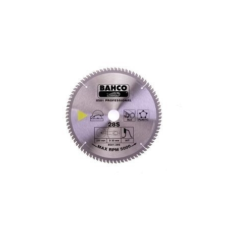 BAHCO (anno SANDVIK) Körfűrész tárcsa vidiás, 210 mm, Alumíniumhoz és Műanyaghoz
