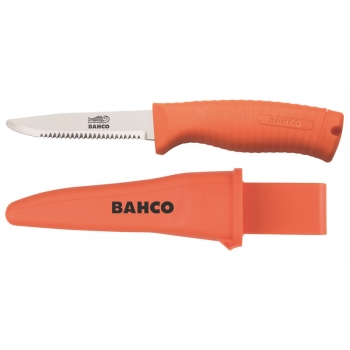 BAHCO Fluoreszkáló kés rozsdamentes acél pengével többcélú felhasználásra, 220cm