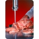 1425mm*16x0.6 mm, Prime Food Rozsdamentes Húsipari szalagfűrészlap, fogszám: 4