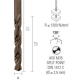 ECEF Fémcsigafúró 11/32" - 8,73mm, HSS Cobalt 5%, DIN1412C