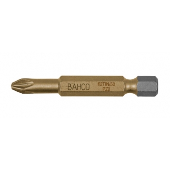 BAHCO Titán bit PZ1 csavarokhoz, 50mm, bliszteres csomagolásban, 2db/csomag