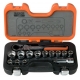 BAHCO Átmenős dugókulcs készlet, 10-24mm, 14 részes Multifej-TRIPLEplus®