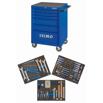 IRIMO 6 Fiókos Szerszámkocsi 178 részes-feltöltés, RAL 5002