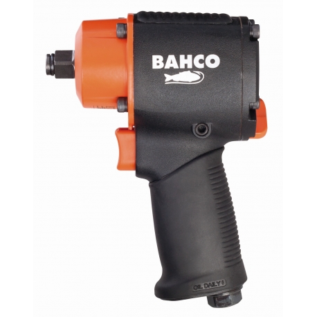 BAHCO Micro ütvecsavarozó ultra rövid markolattal, 1/2", 678 Nm, fordulat: 10.000/perc, súly: 1,54Kg