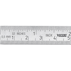 Acélvonalzó 13 mm B-J (C típus)
