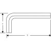 BAHCO Rövid imbuszkulcs  1.5 mm