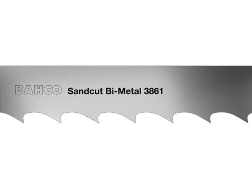 5808 mmx34-1.1-H-1.15, BAHCO Bi-metal szalagfűrészlap 3861-Sandcut®