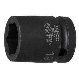 BAHCO 1/2” Gépi dugókulcs, Hex, 9mm