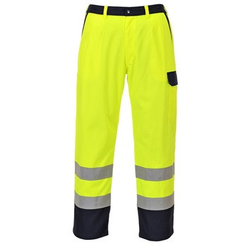 Hi-Vis Bizflame Pro Lángálló nadrág FR92 PORTWEST Szín: sárga, Méret: S