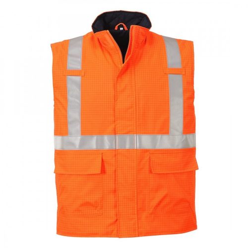 Bizflame Rain Hi-Vis antisztatikus FR mellény S776 PORTWEST Szín: narancs, Méret: L