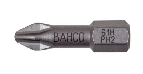 BAHCO 1/4" Extra kemény torziós bit 25mm, PH2, bliszteres csomagolás, 2 bit/csomag