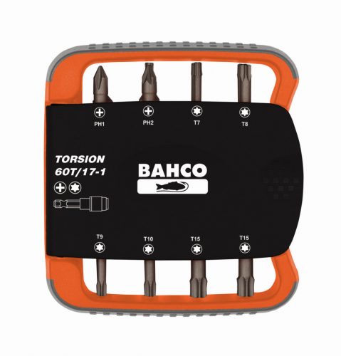 BAHCO 17 darabos bitkészlet PH, PZ, TORX® és bittartó