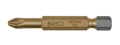 BAHCO Titán bit PZ2 csavarokhoz, 50mm, bliszteres csomagolásban, 2db/csomag