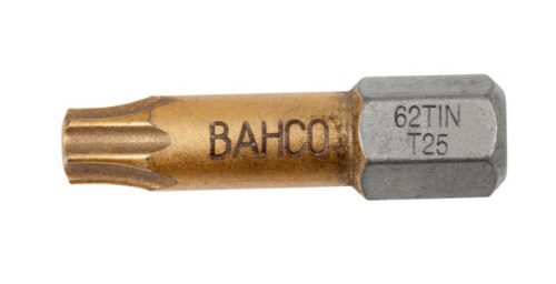 BAHCO Titán bit TORX®10 csavarokhoz, 25mm, bliszteres csomagolásban, 2db/csomag