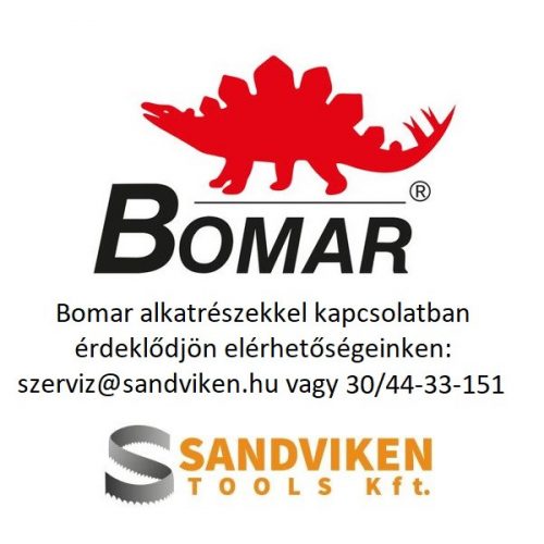 BOMAR Alkatrész: case-hardenedcylindricalsetting-rule 8x32